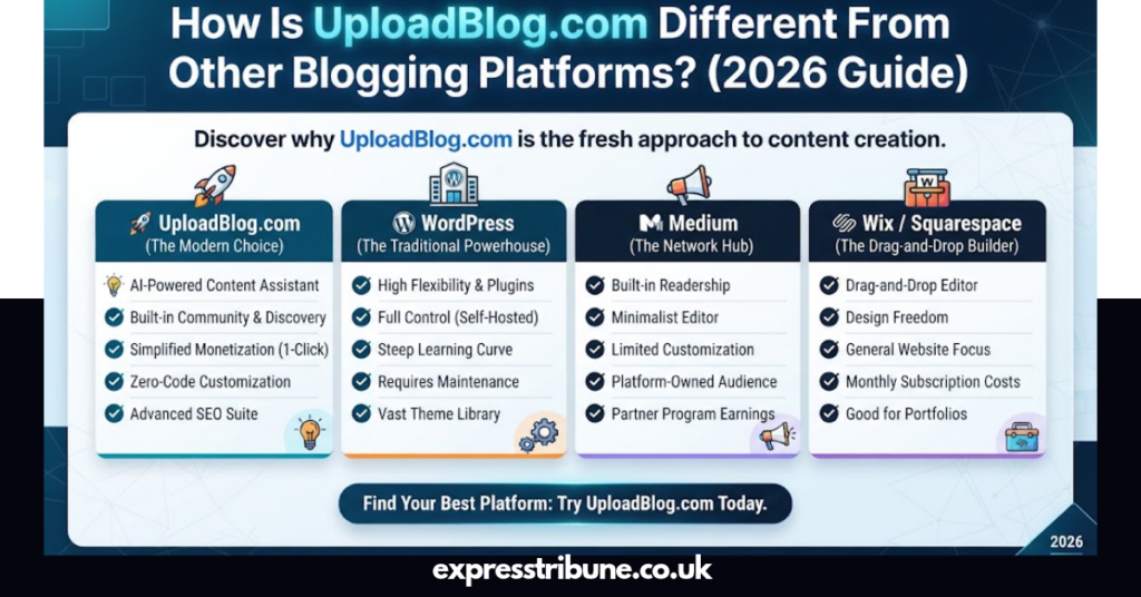 How Is UploadBlog.com Different From Other Blogging Platforms