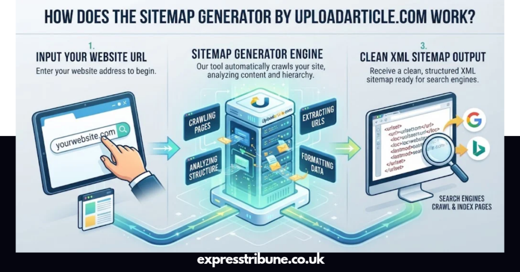Sitemap Generator by Uploadarticle.com